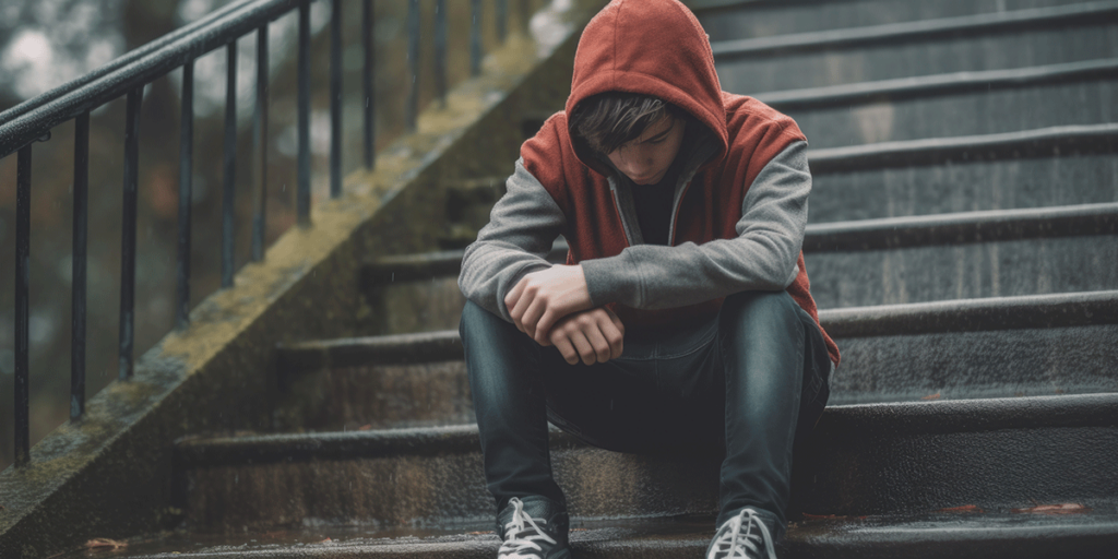 a young man struggles to hide the signs of his prescription drug abuse