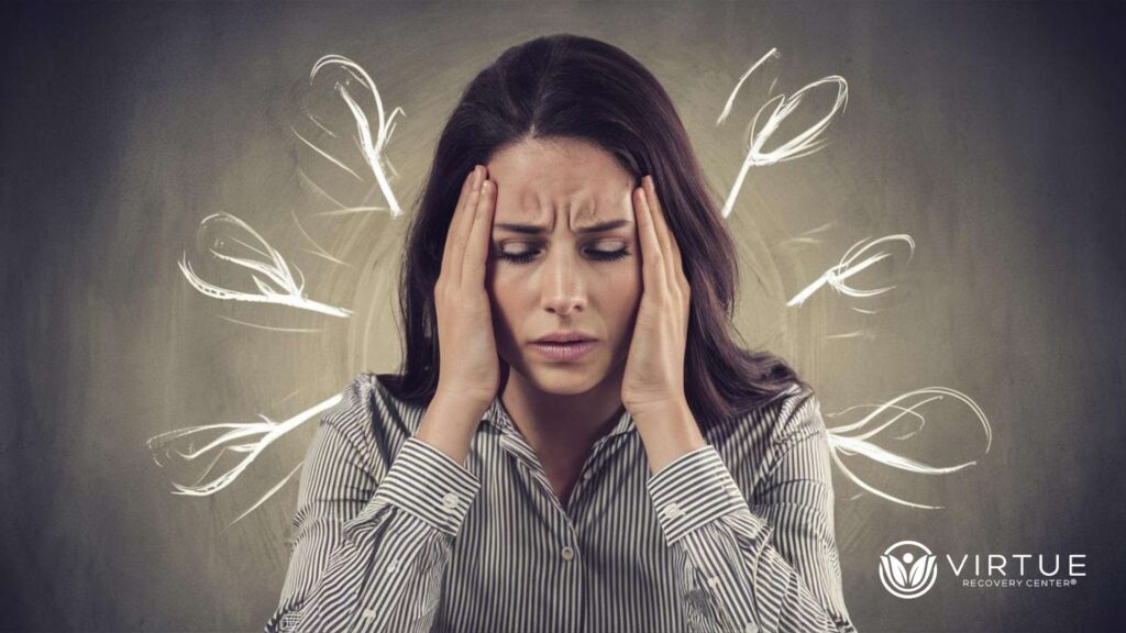 Woman Suffering From Withdrawal Symptoms